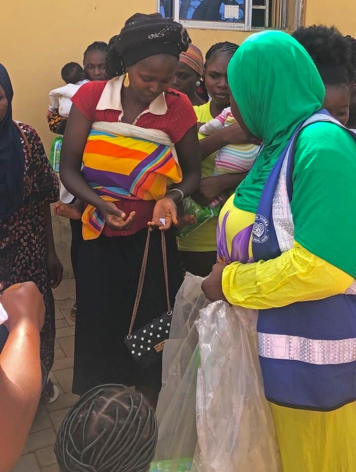 Abuja, Nigeria - Participating in Pediatric Medical Outreach Program by Distributing Essential Pediatric Consumable Supplies & Anti-Malaria and Anti-Typhoid Medications to 240+ Less Privileged Children & Nursing Mothers at Local Health Centers