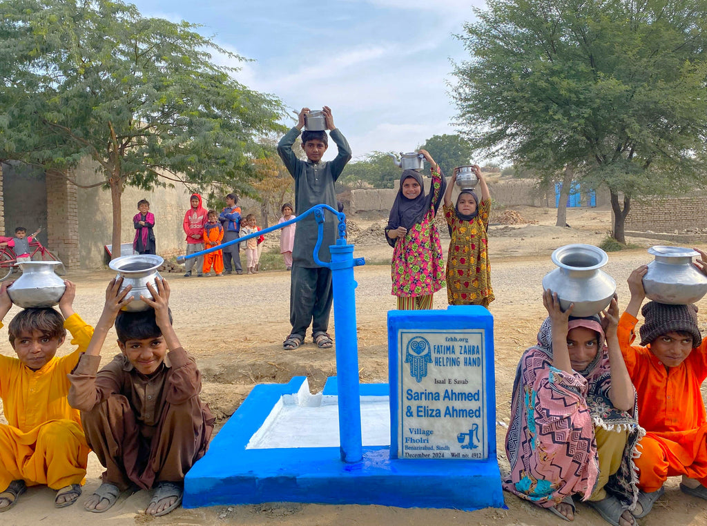 Sindh, Pakistan – Sarina Ahmed & Eliza Ahmed – FZHH Water Well# 4912 Order no 37095