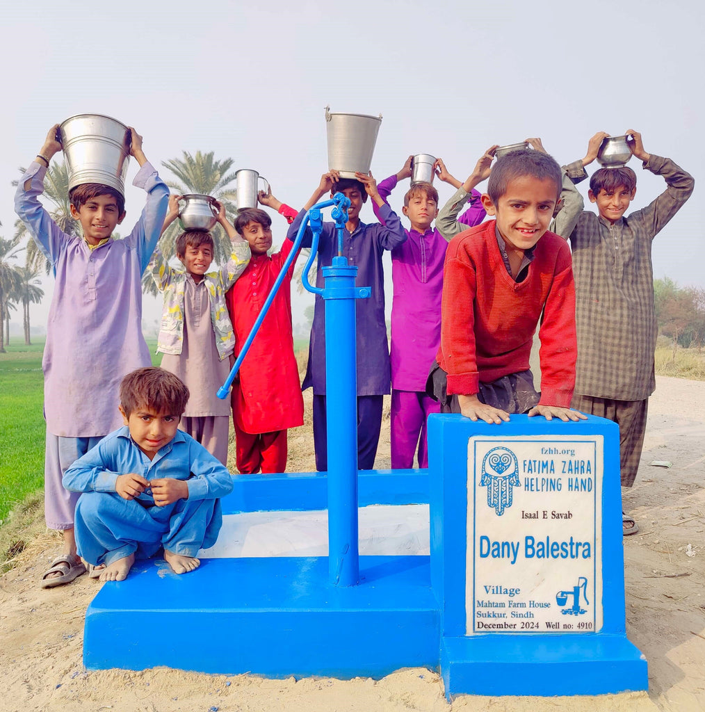 Sindh, Pakistan – Dany Balestra – FZHH Water Well# 4910 Order no 52517