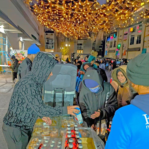 Vancouver, Canada - Participating in Mobile Food Rescue Program & Food Bank Programs by Serving 500+ Hot Meals with Drinks & Distributing 1000+ lbs. of Essential Groceries & Essential Supplies to Less Privileged Families