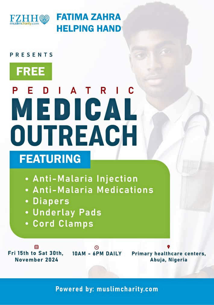 Abuja, Nigeria - Participating in Pediatric Ward Program by Scheduling Pediatric Medical Outreach Setup to Administer Anti-Malaria Medications & Distribute Essential Pediatric Consumable Supplies to Less Privileged Children & Nursing Mothers