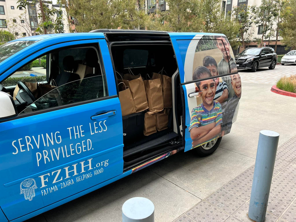 Honoring Beloved Shaykh Nurjan & Family by Securing 205+ Boxed Lunches & Distributing to Homeless Residents on Skid Row – LA