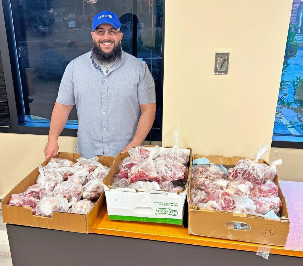 Chicago, Illinois - Participating in Holy Qurbani Program & Mobile Food Rescue Program by Processing, Packaging & Distributing Holy Qurbani Meat to Local Community's Less Privileged Families