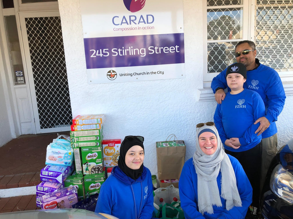 Perth, Australia - Honoring Shahadat/Witnessing of Sayyidina Uthman al Ghani Jami’ull Quran al Majeed (Compiler of Holy Quran) ع by Collecting & Distributing Essential Groceries & Personal Hygiene Items to Refugee Families at Local Community Center