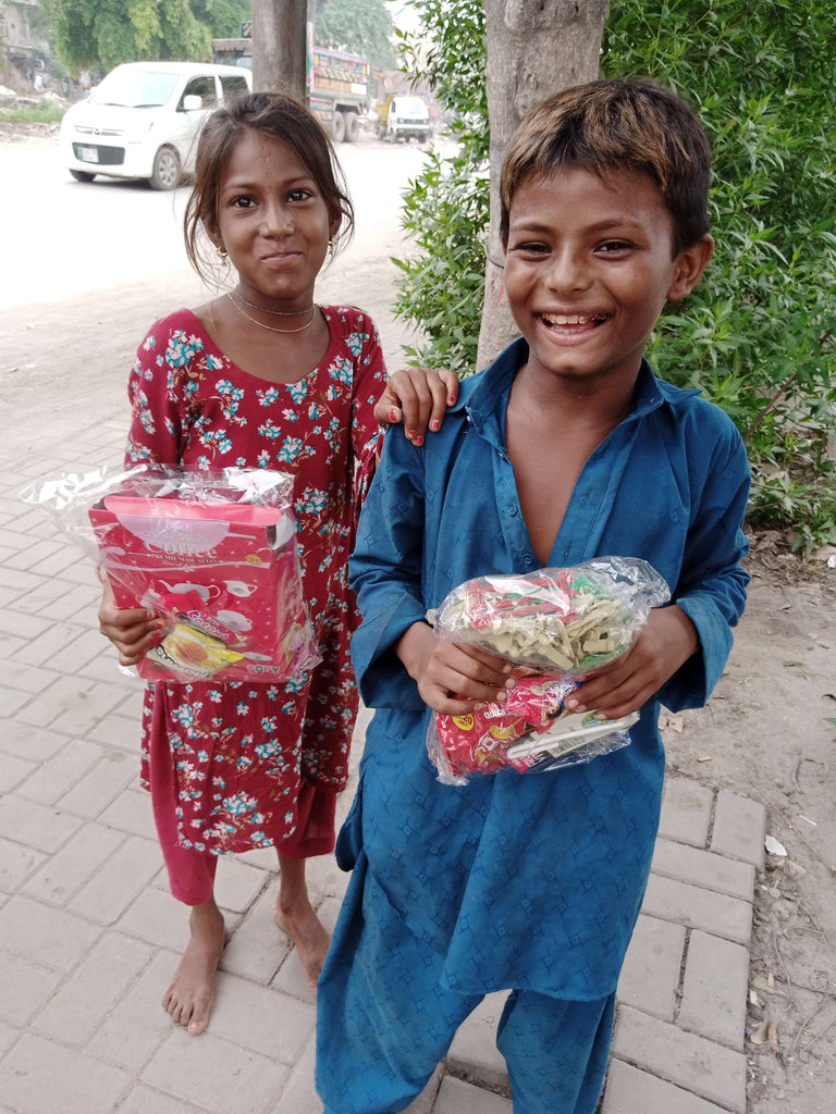 Lahore, Pakistan - Honoring the Welcoming of the Holy Month of Muharram & the Holy Hijrah of Prophet Muhammad ﷺ from Makkah to Madinatul Munawera (Migration to the City of Light) by Distributing Goodie Bags to Local Community's Children
