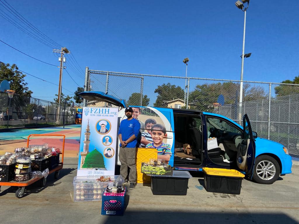 Los Angeles, California - Participating in Mobile Food Rescue Program by Rescuing & Distributing 450+ lbs. of Essential Groceries to Local Community's Family Shelter
