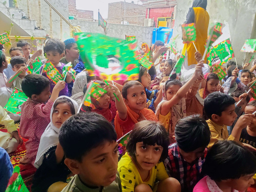 Lahore, Pakistan - Participating in Ramadan Iftar Program & Orphan Support Program by Celebrating Mawlid an Nabi ﷺ & Serving Hot Meals with Cold Drinks & Dessert to Beloved Orphans & Less Privileged Children & Mothers