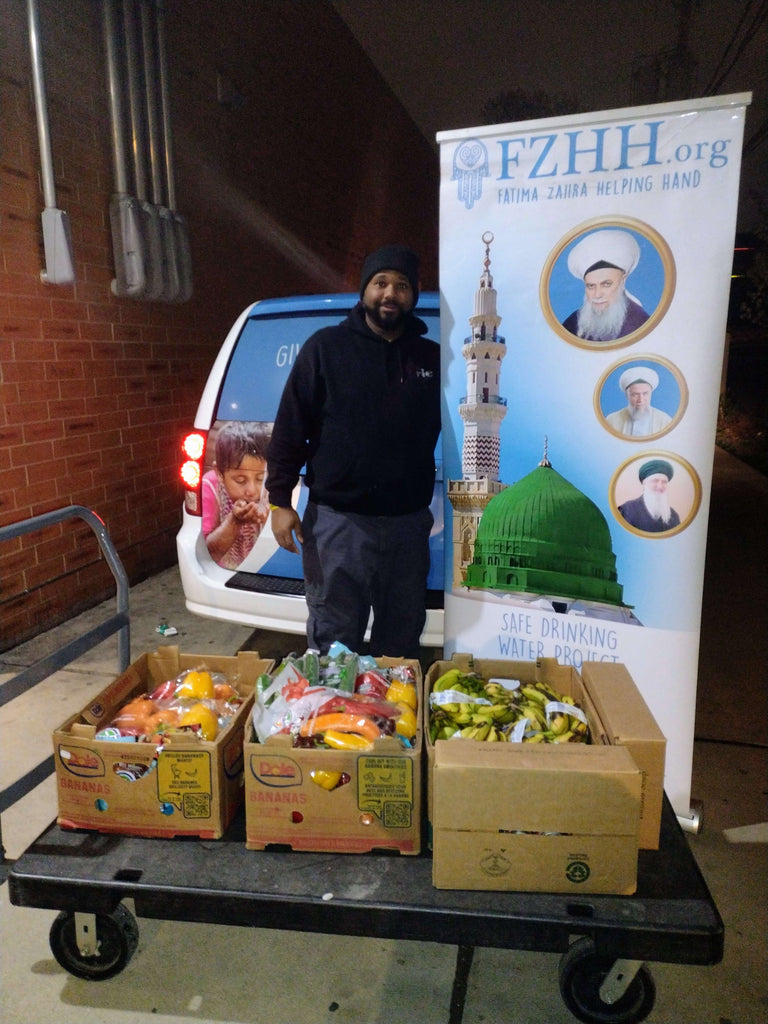 Chicago, Illinois - Participating in Mobile Food Rescue Program by Rescuing & Distributing Deli Meals, Canned Soup, Fresh Fruits & Vegetables to Local Community's Homeless Shelters