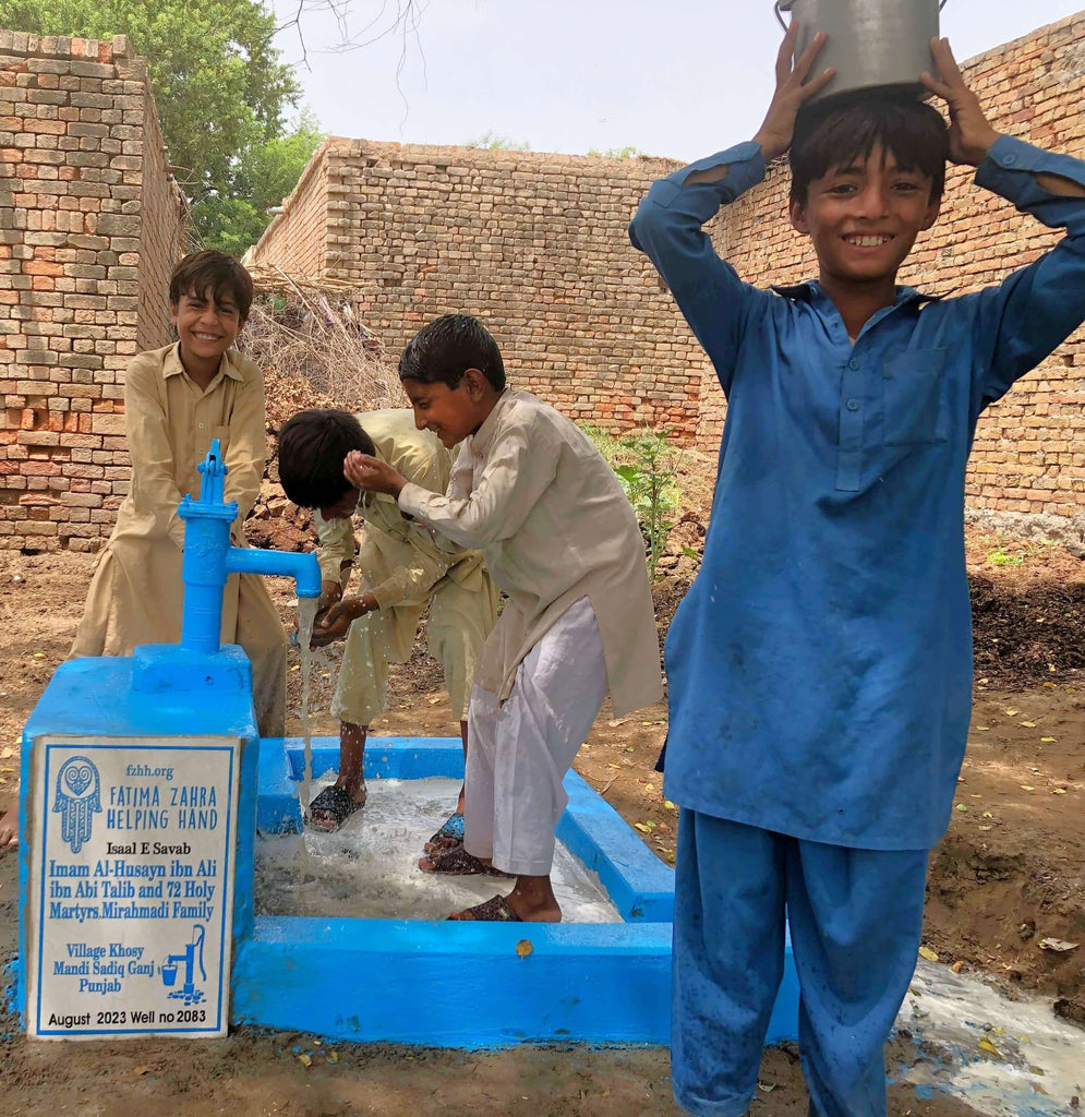 Punjab, Pakistan – Imam Al-Ḥusayn ibn Ali ibn Abi Talib and 72 Holy Martyrs Mirahmadi Family – FZHH Water Well# 2083