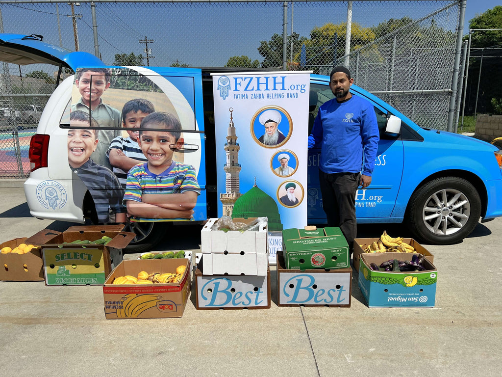 Los Angeles, California - Participating in Mobile Food Rescue Program by Rescuing & Distributing 300+ lbs. of Fresh Fruits, Vegetables & Essential Groceries to Local Community's Breadline Serving Less Privileged Families