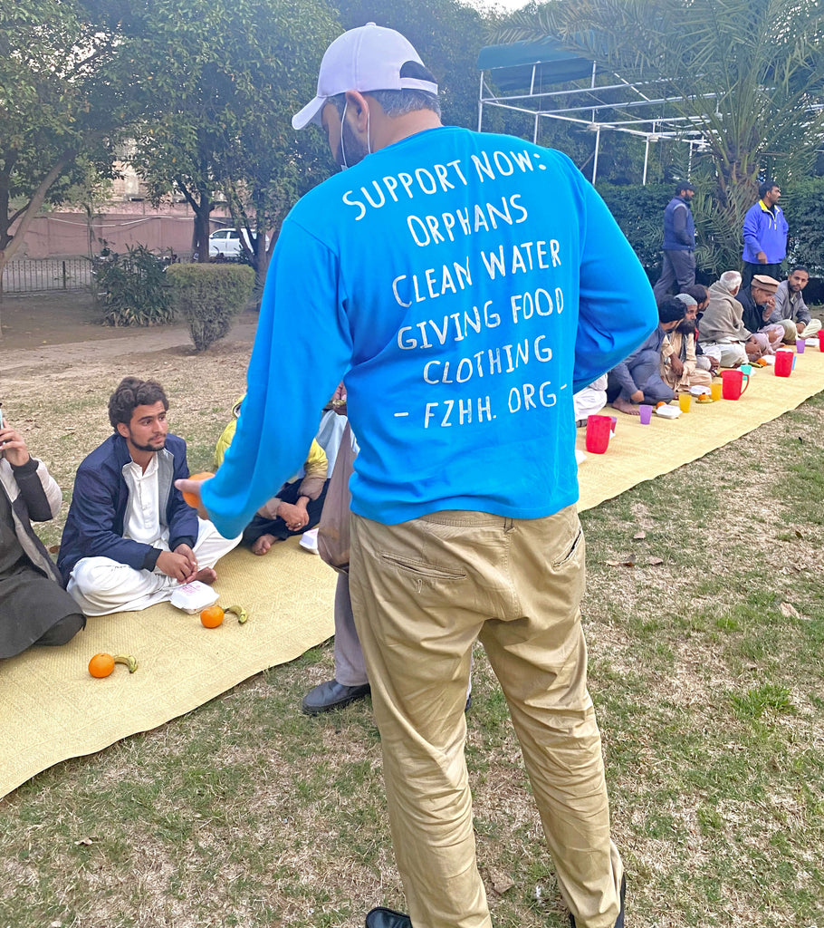 Lahore, Pakistan - Participating in Month of Ramadan Appeal Program by Serving Blessed Iftar & Hot Meals with Cold Drinks to 150+ Less Privileged Children & Adults