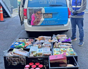 Oakland, California - Participating in Mobile Food Rescue Program by Rescuing & Distributing  700+ lbs. of Fresh Ready to Eat Meals, Fruits & Vegetables, Bakery Items & Desserts to Multiple Homeless Shelters Serving the Less Privileged Community