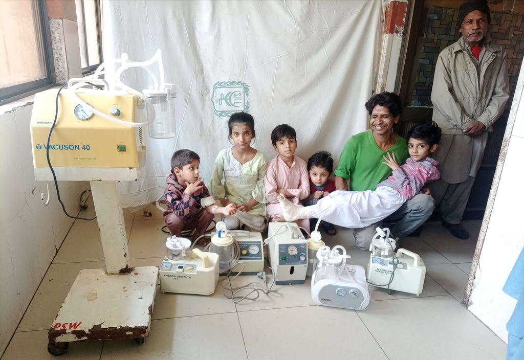 Lahore, Pakistan - Participating in Orphan Support Program by Repairing & Delivering Essential Medical Equipment to Pediatric Surgery Ward at Local Community's Children's Hospital Serving Beloved Orphans & Less Privileged Children