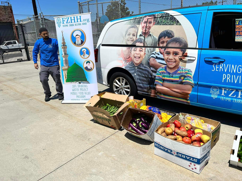 Los Angeles, California - Participating in Mobile Food Rescue Program by Rescuing & Distributing Fresh Fruits & Vegetables to Local Community's Breadline Serving Less Privileged Families