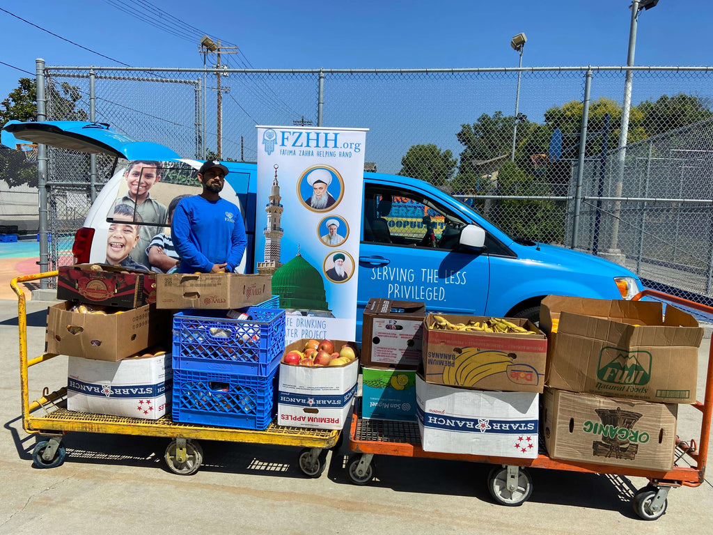 Los Angeles, California - Participating in Mobile Food Rescue Program by Rescuing & Distributing 1800 lbs. of Fresh Fruits & Vegetables to Local Community's Breadline Serving Less Privileged Families