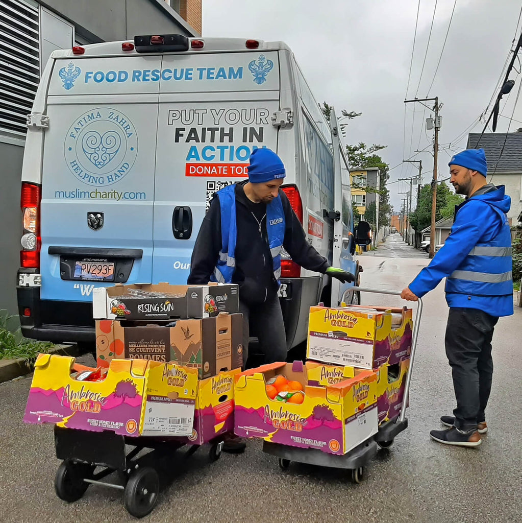 Vancouver, Canada - Participating in Mobile Food Rescue Program by Rescuing & Distributing Fresh Deli Meals, Fruits & Vegetables to Local Community's Homeless Shelters & Less Privileged People