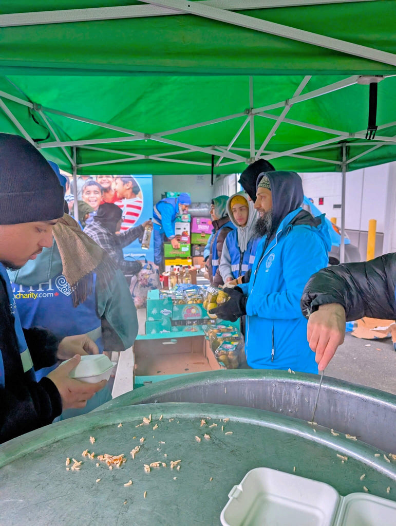 Surrey, Canada - Participating in Mobile Food Rescue Program & Food Bank Programs by Distributing 500+ Hot Meals with Water & Sweets and Essential Groceries to 300+ Less Privileged Families