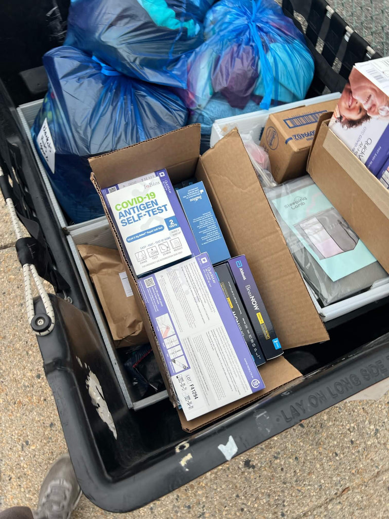 Providence, Rhode Island - Participating in Mobile Food Rescue Program by Rescuing & Distributing Essential Household Items & Essential Winter Apparel & Accessories to Local Community's Homeless Shelter