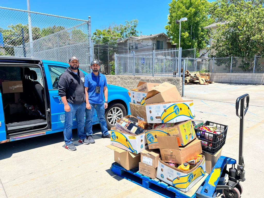 Honoring Wiladat/Holy Birthday of Beloved Shaykh Nurjan Mirahmadi, URS/Union of Mawlana Shaykh Ali ar-Ramitani ق ع & Imam Shamil ع by Rescuing & Distributing Essential Groceries to Local Community Center on Blessed Day of Jummah - LA