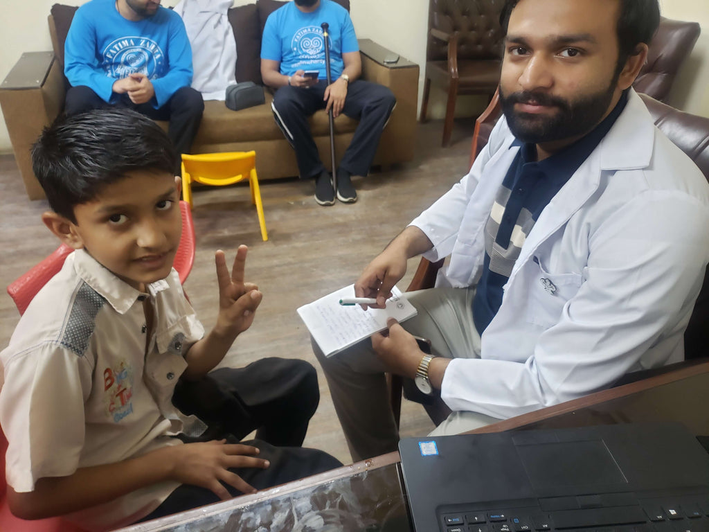 Lahore, Pakistan - Participating in Pediatric Ward Program & Orphan Support Program by Providing Essential Dental Healthcare Services to Beloved Orphans at FZHH Medical Camp