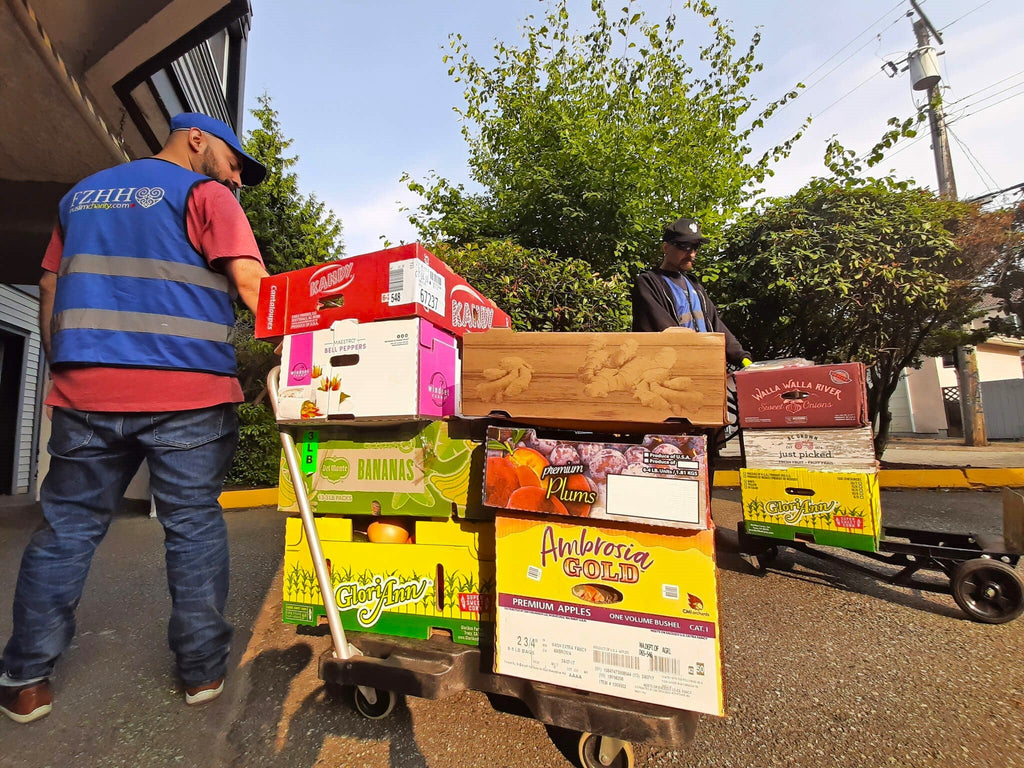 Vancouver, Canada - Participating in Mobile Food Rescue Program by Rescuing & Distributing Fresh Meats, Seafood, Fruits, Vegetables & Essential Groceries to Local Community's Homeless Shelters & Less Privileged People