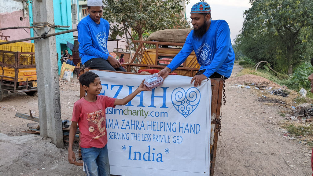 Hyderabad, India - Participating in Holy Qurbani Program by Processing, Packaging & Distributing Holy Qurbani Meat to Local Community's Less Privileged Families