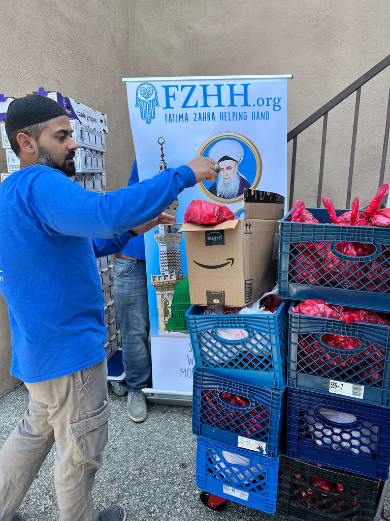 Los Angeles, California - Participating in Holy Qurbani Program & Mobile Food Rescue Program by Processing, Packaging & Distributing Holy Qurbani Meat to Local Community's Muslim Food Pantry Serving Less Privileged Families