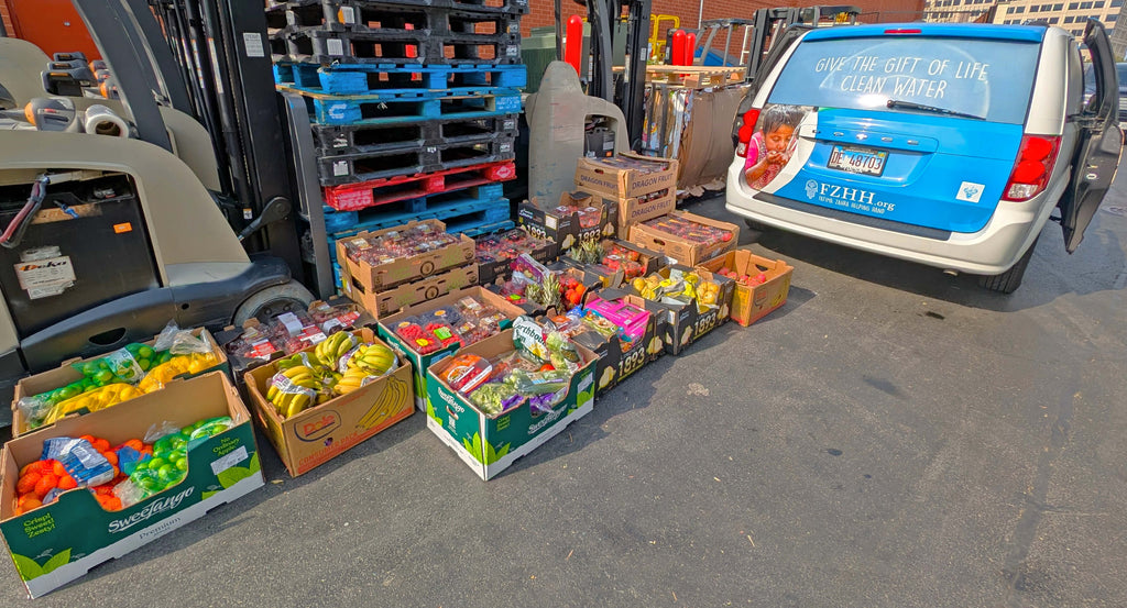 Chicago, Illinois - Participating in Mobile Food Rescue Program by Rescuing & Distributing 1500+ lbs. of Fresh Fruits & Vegetables to Local Community's Homeless Shelters Serving Less Privileged People