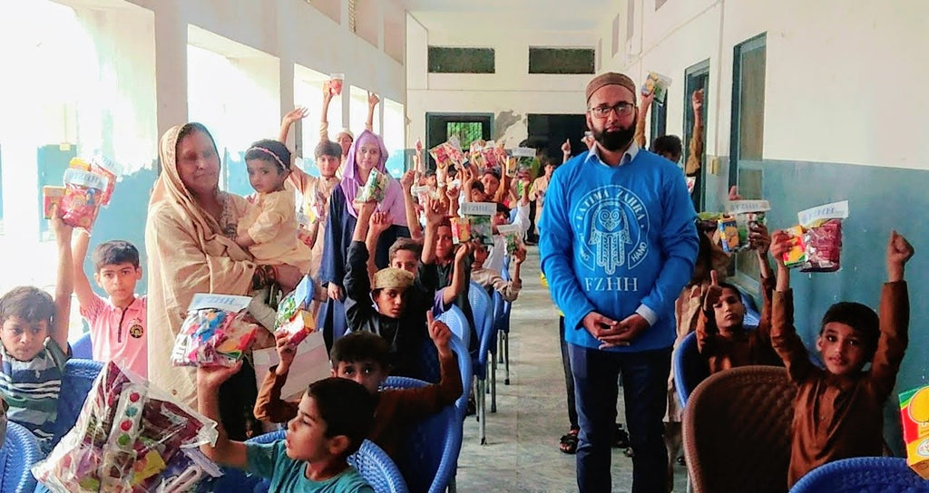 Faisalabad, Pakistan - Honoring Holy Day of Jummah/Friday by Distributing 90+ Goodie Bags to Local Community's Beloved Orphans