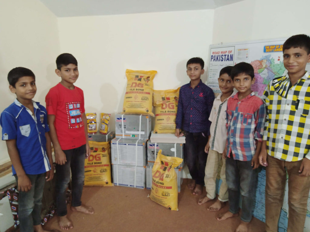3rd Muharram Tiles & Material Distribution to Renovate Orphanage - PK