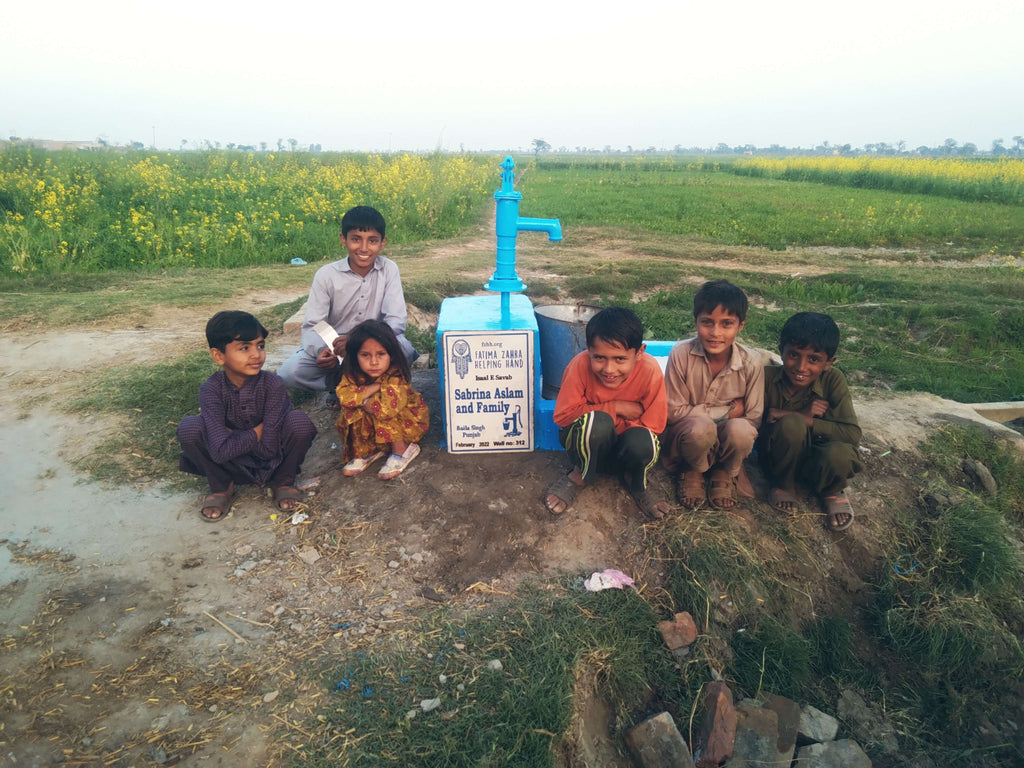 Sabrina Aslam and Family – FZHH Water Well# 312 – PK