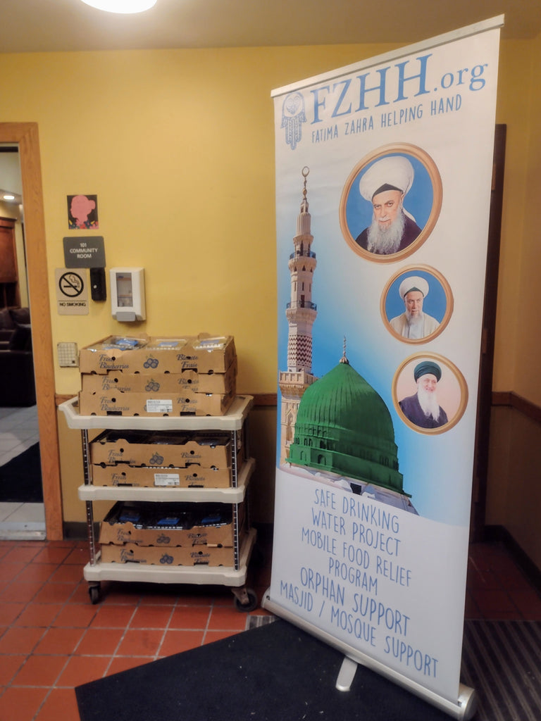 Honoring Wiladat/Birthday of Sayyidina Imam Muhammad ibn Isma’il al-Bukhari (AS) by Rescuing & Distributing Fresh Blueberries to City Mosques & Community's Homeless Shelters - CHI
